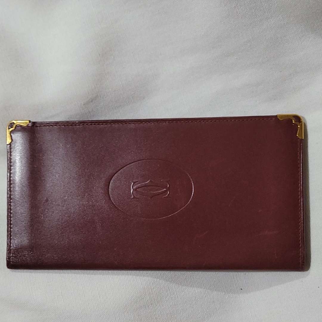 Authentic Cartier Checkbook Wallet